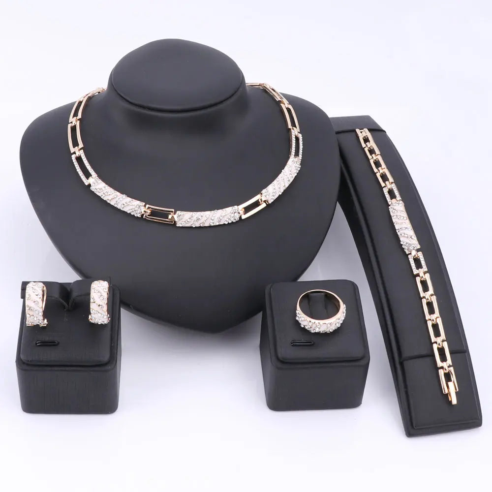 Women African Beads Jewelry Sets