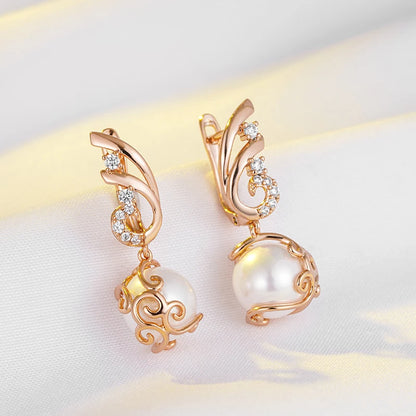 Hot Pearl Long Drop Earrings For Women