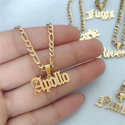 Customized Name Gold Chain Necklaces