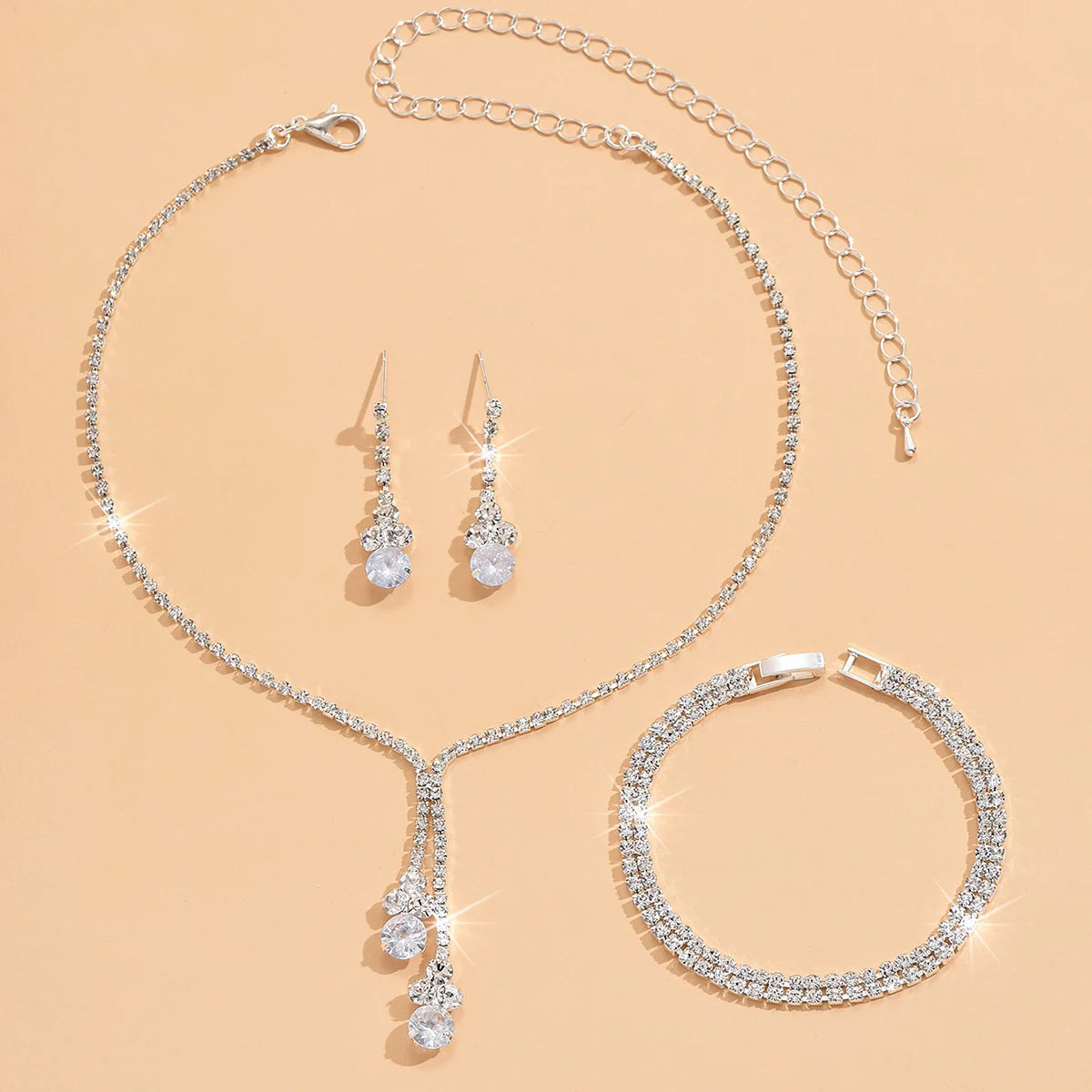 4pcs fashionable women's jewelry sets