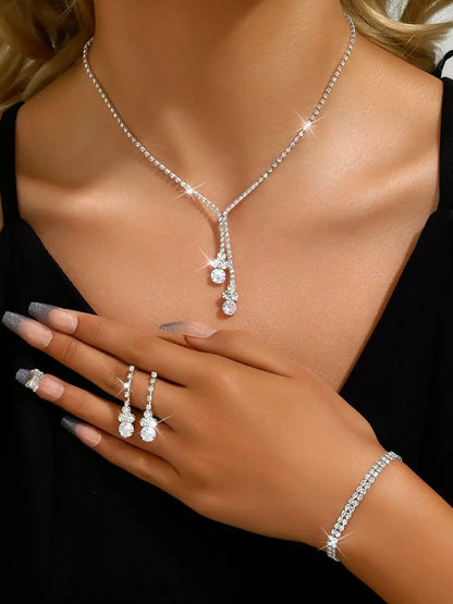 4pcs fashionable women's jewelry sets